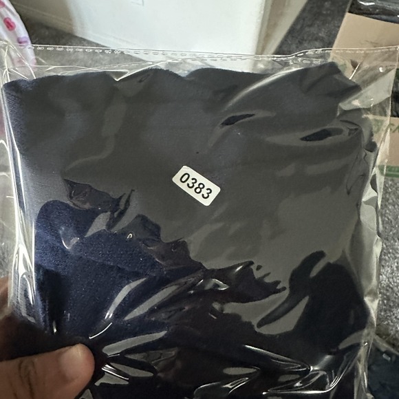 Towncraft Sweater Mens Medium Navy Blue V-Neck Pullover‎ Knit Acrylic Made USA - Picture 16 of 16